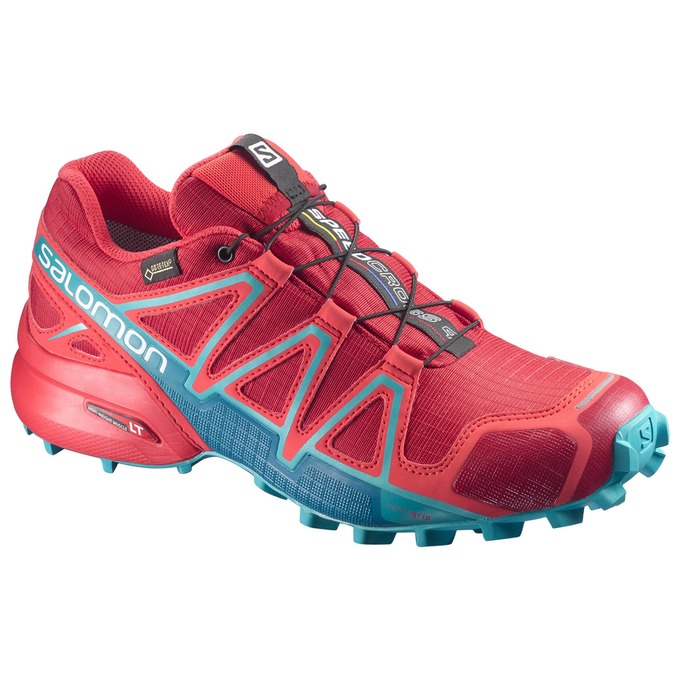 Zapatillas Trail Running Salomon Mujer Rojas - Salomon Argentina SPEEDCROSS 4 GTX® W ,840157-YIO